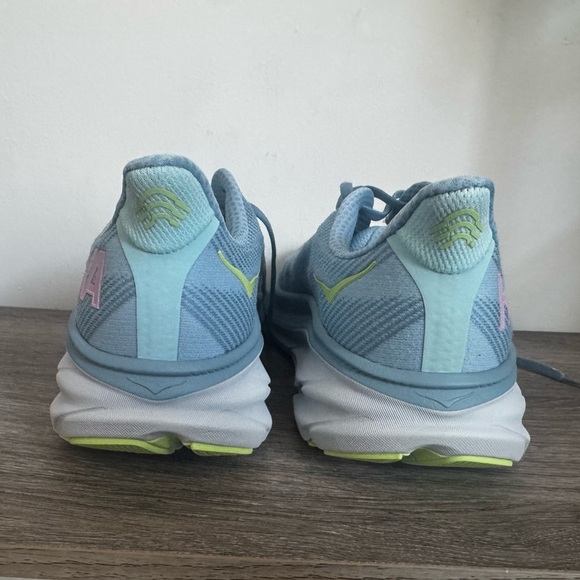 HOKA Clifton 9 Dusk Pink Twilight 1132211-DNK Women’s 10.5D Wide Running Shoe - Picture 10 of 14